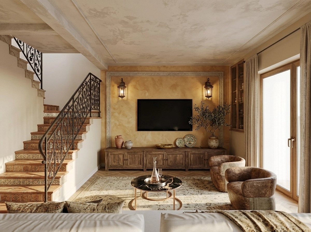 Interior design in Tuscan style — Living Room by GenRoom AI