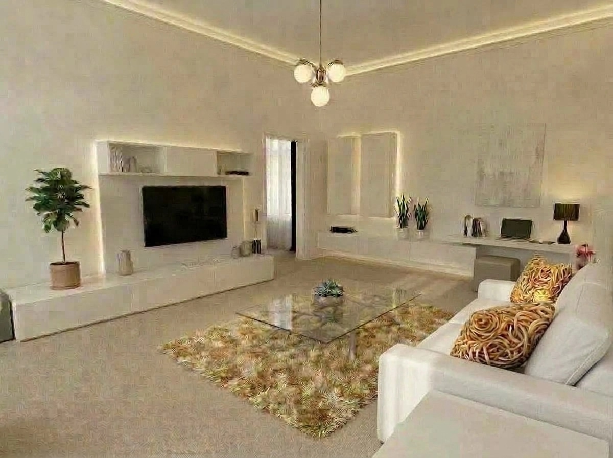 Minimalism Living Room design — interior photo by GenRoom AI