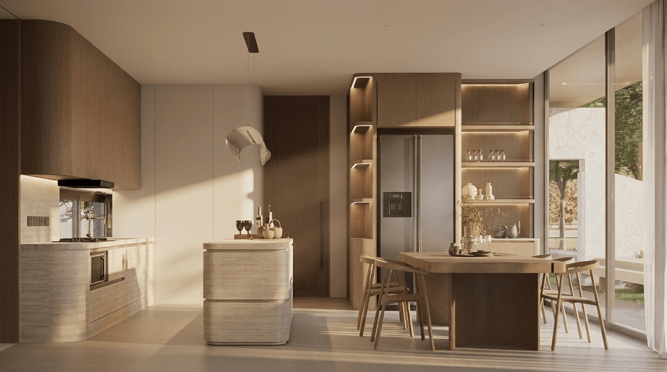 Kitchen interior in no_style style — photo by GenRoom AI
