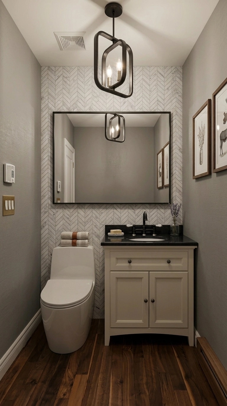 Interior design in Coastal / Hamptons style — Bathroom by GenRoom AI