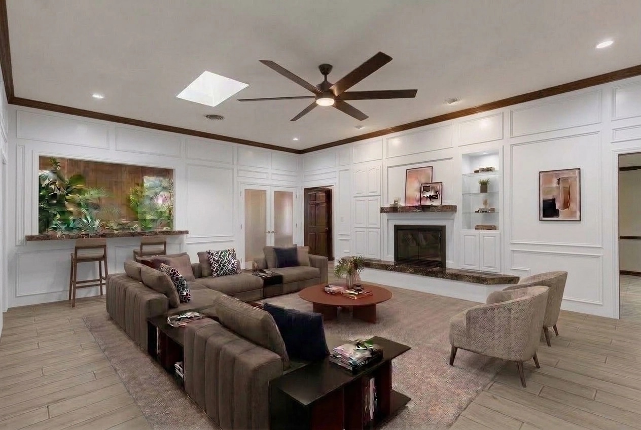 Interior design in Contemporary style — Living Room by GenRoom AI