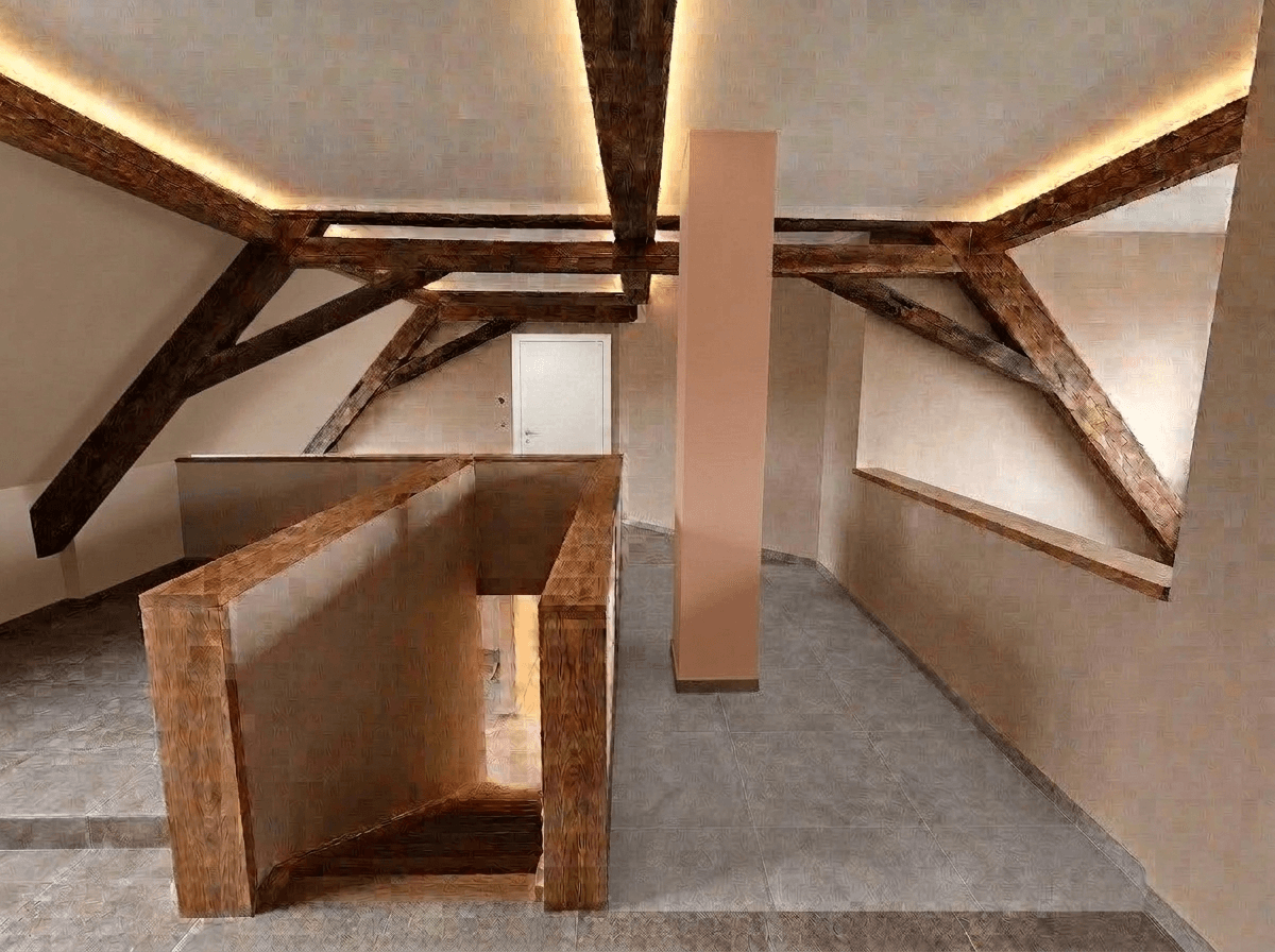 Hallway interior in no_style style — photo by GenRoom AI