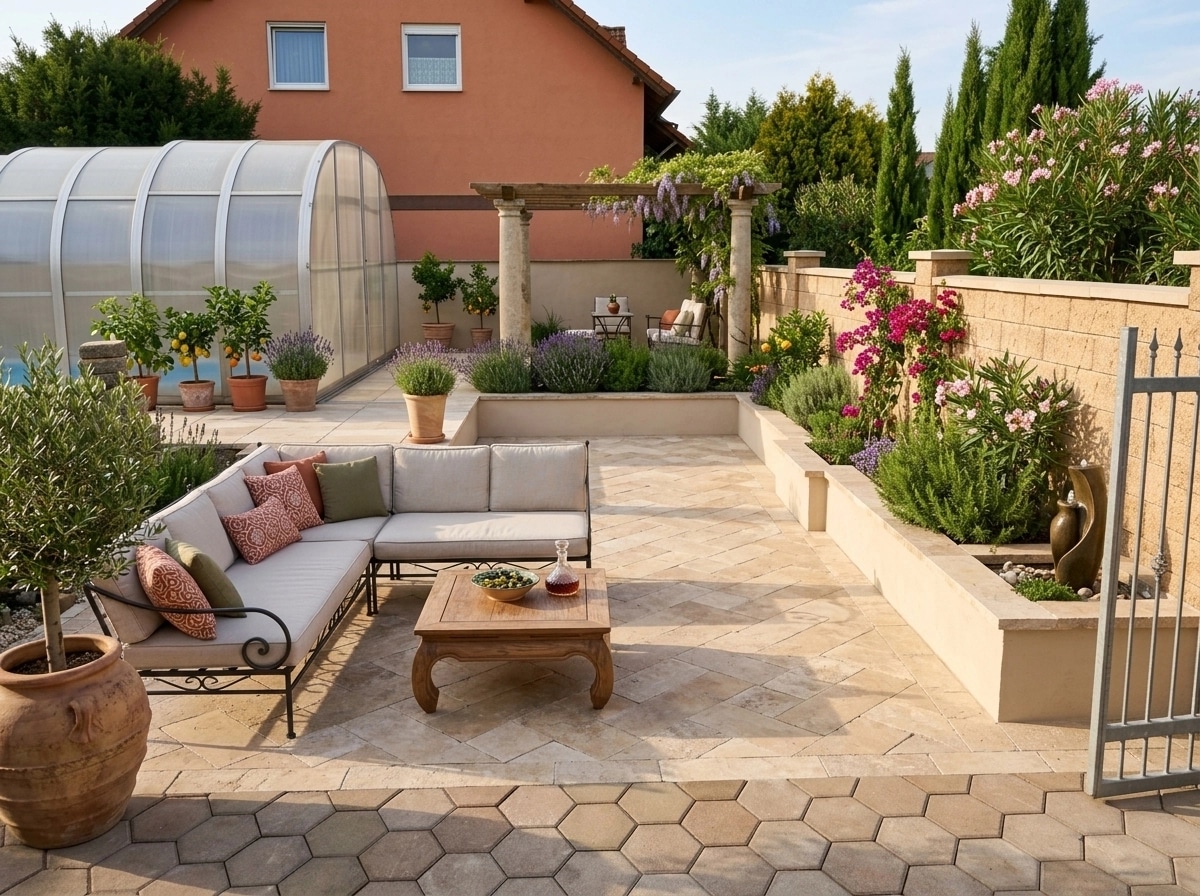 Mediterranean Yard Yard design — yard photo by GenRoom AI