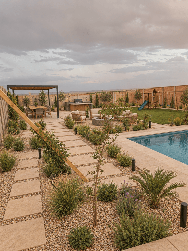 Contemporary Yard Yard design — yard photo by GenRoom AI