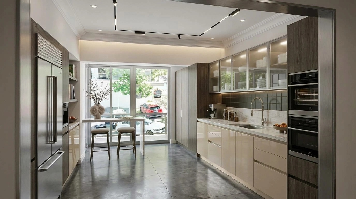Interior design in Contemporary style — Kitchen by GenRoom AI