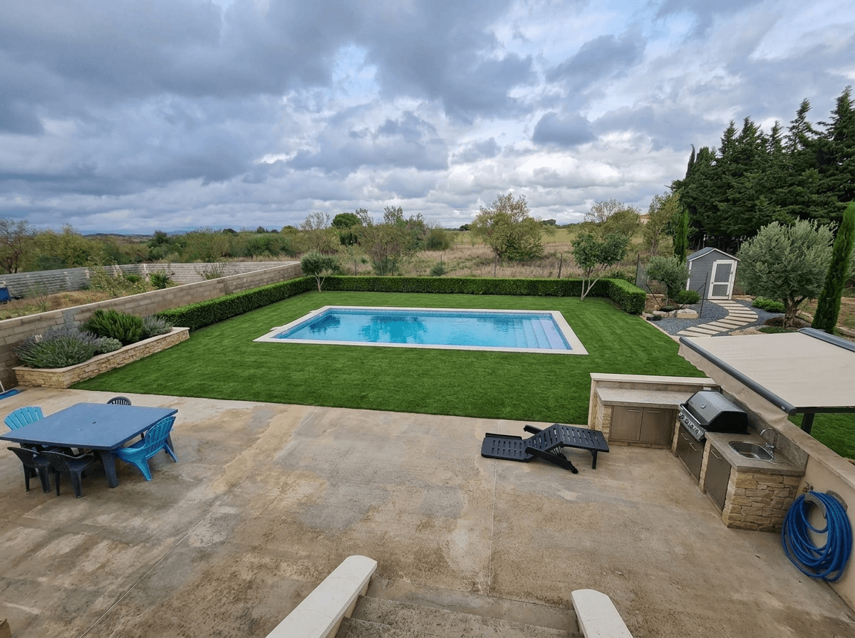 Yard design in no_style style — photo by GenRoom AI