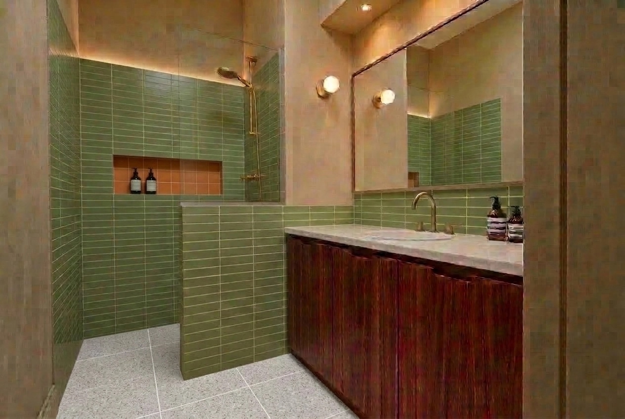 Bathroom interior in no_style style — photo by GenRoom AI