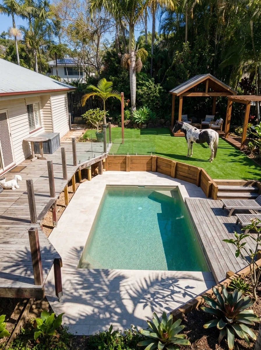 Yard design in no_style style — photo by GenRoom AI