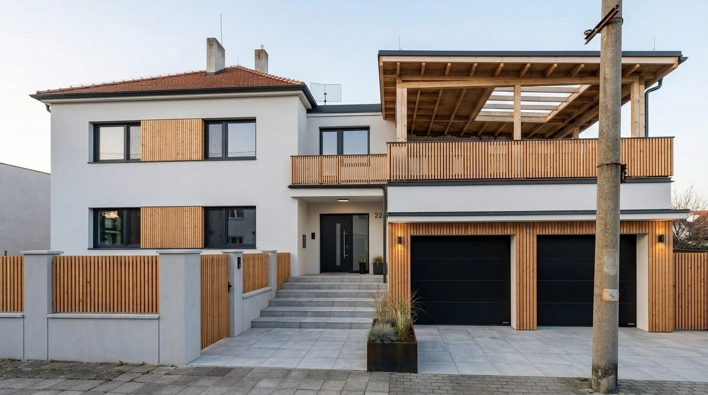 Scandinavian Facade Facade design — facade photo by GenRoom AI