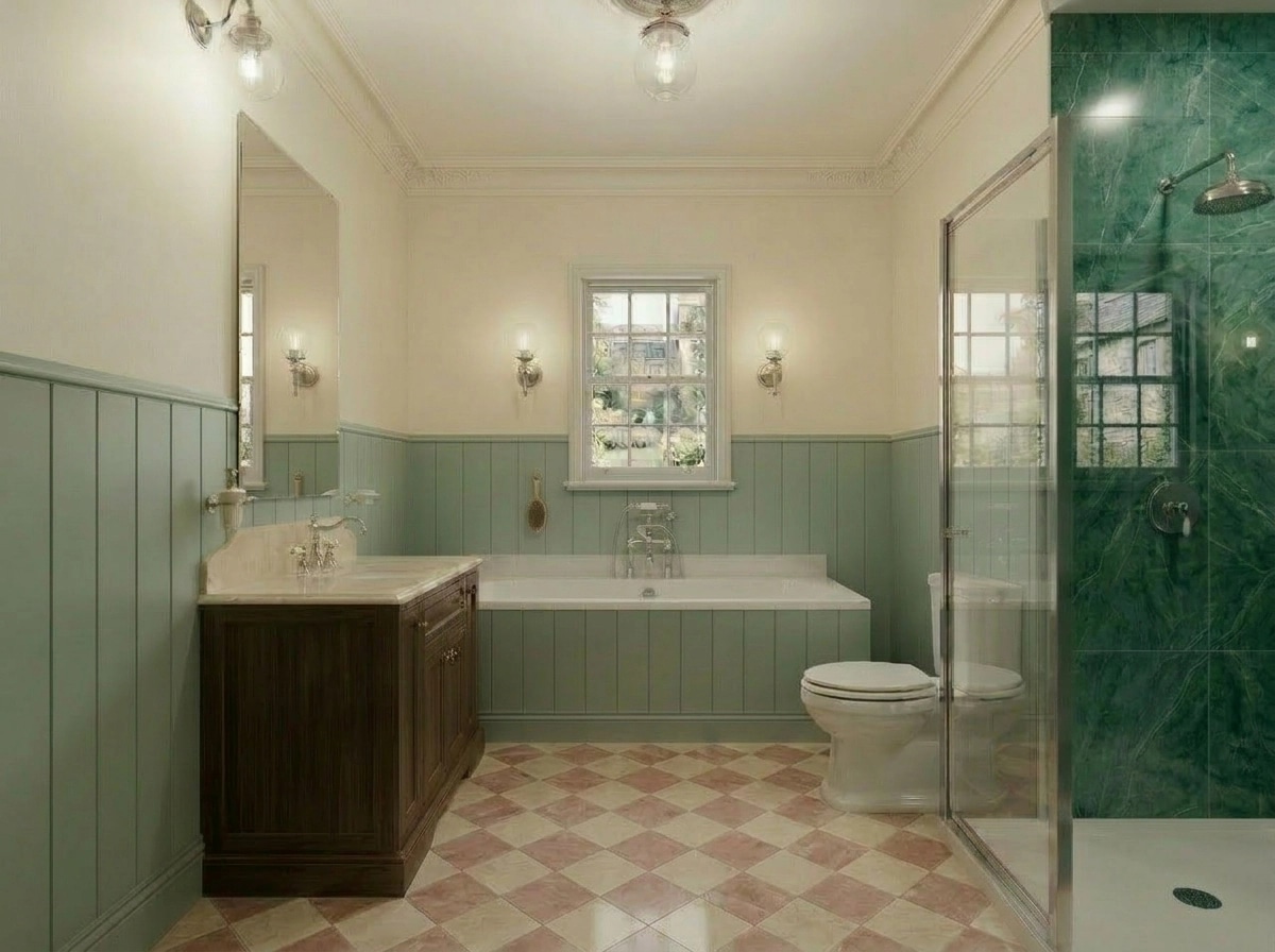 Bathroom interior in Classic style — photo by GenRoom AI