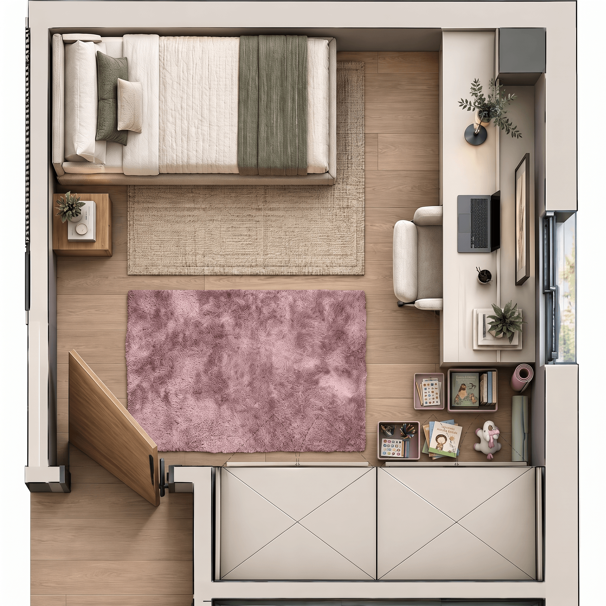Interior design in Contemporary style — Living Room by GenRoom AI