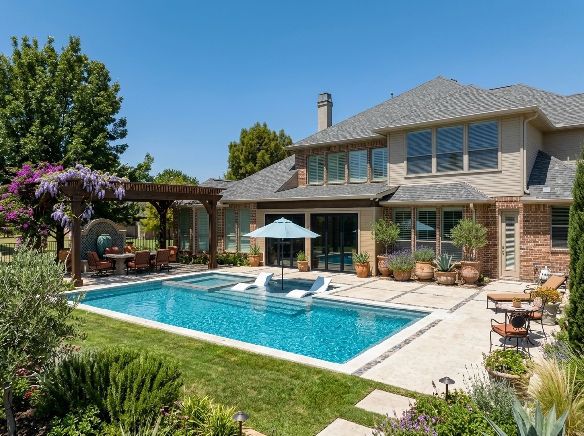 Mediterranean Yard Yard design — yard photo by GenRoom AI