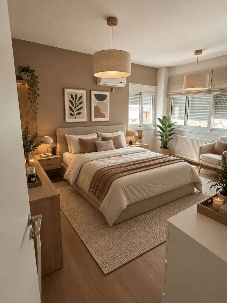 Design de interiores em estilo Contemporary — Quarto por GenRoom AI