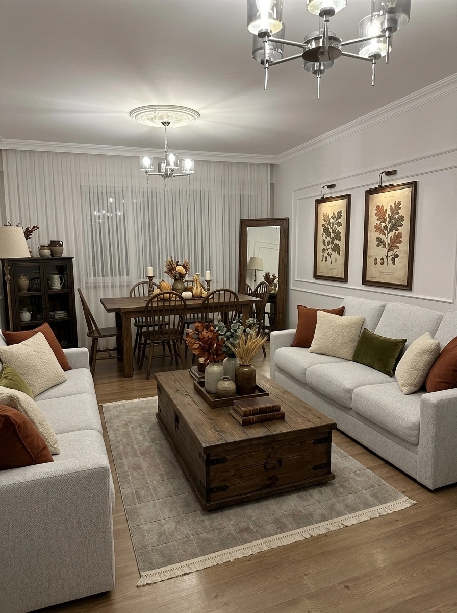 Modern Farmhouse Living Room design — interior photo by GenRoom AI
