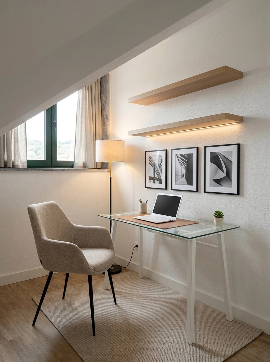 Interior design in Minimalism style — home_office by GenRoom AI
