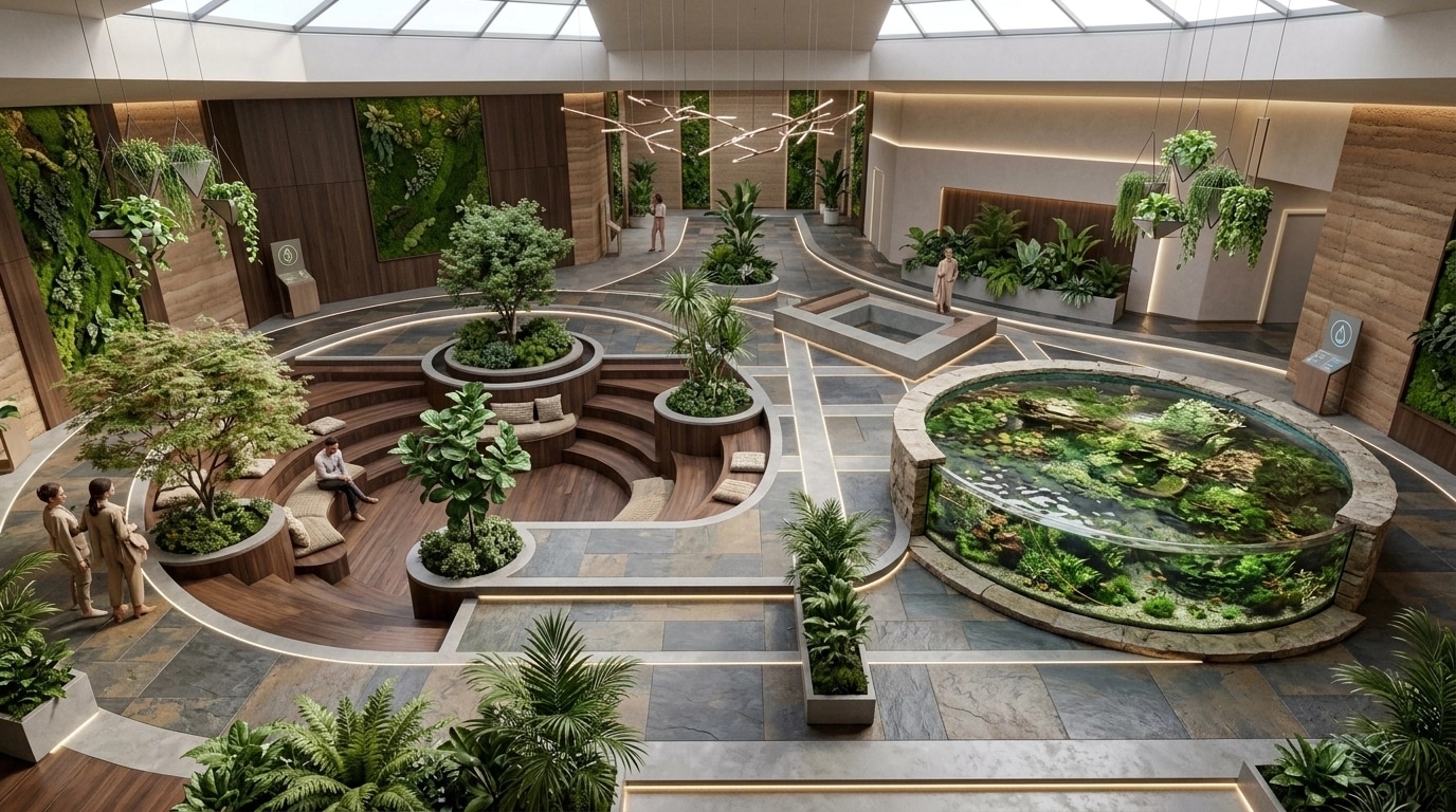 Interior design in Biophilic style — other by GenRoom AI