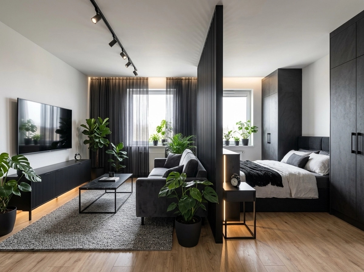 Blacktec Salon design — interior photo by GenRoom AI