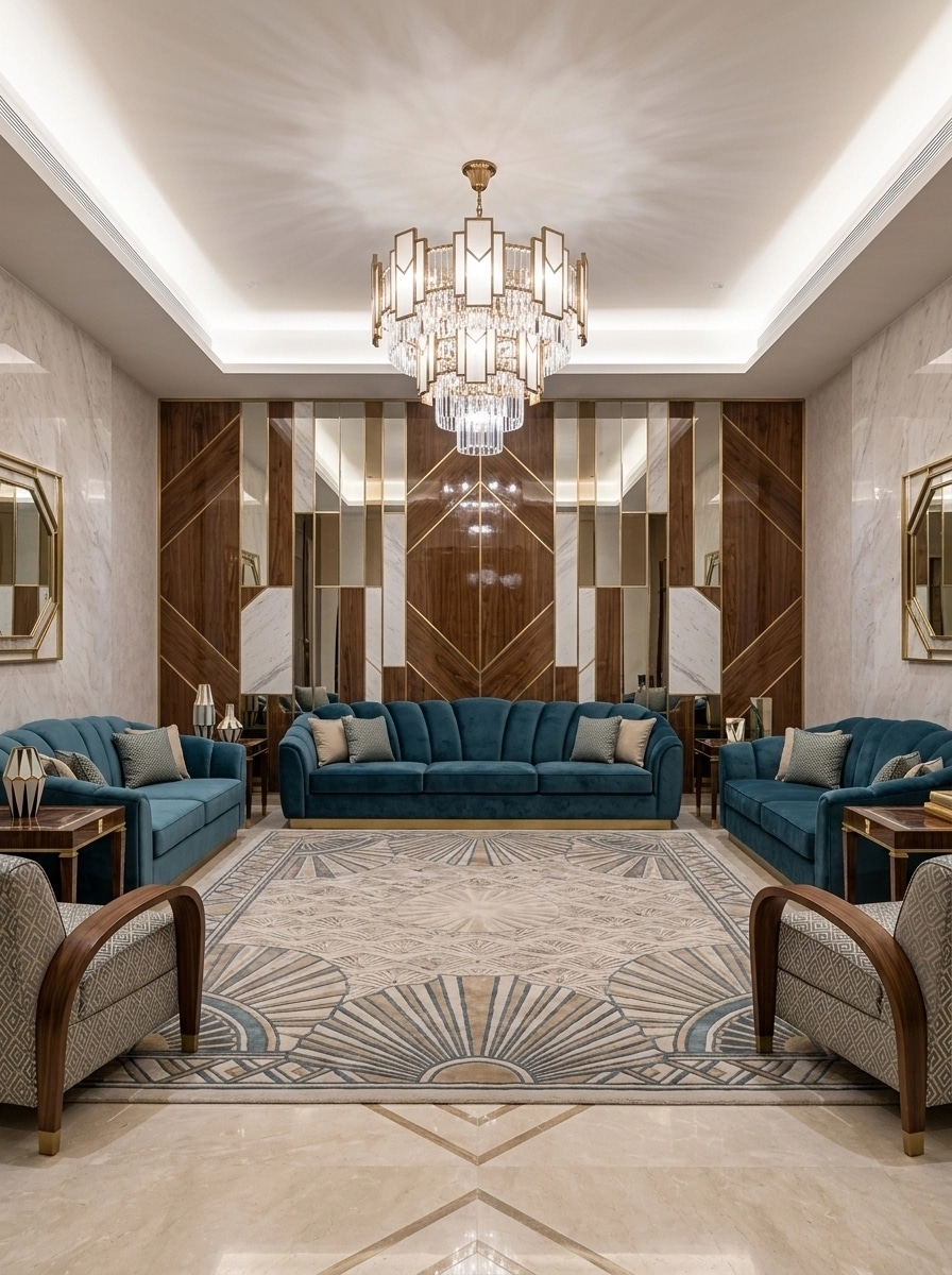 Interior design in Art Deco style — other by GenRoom AI