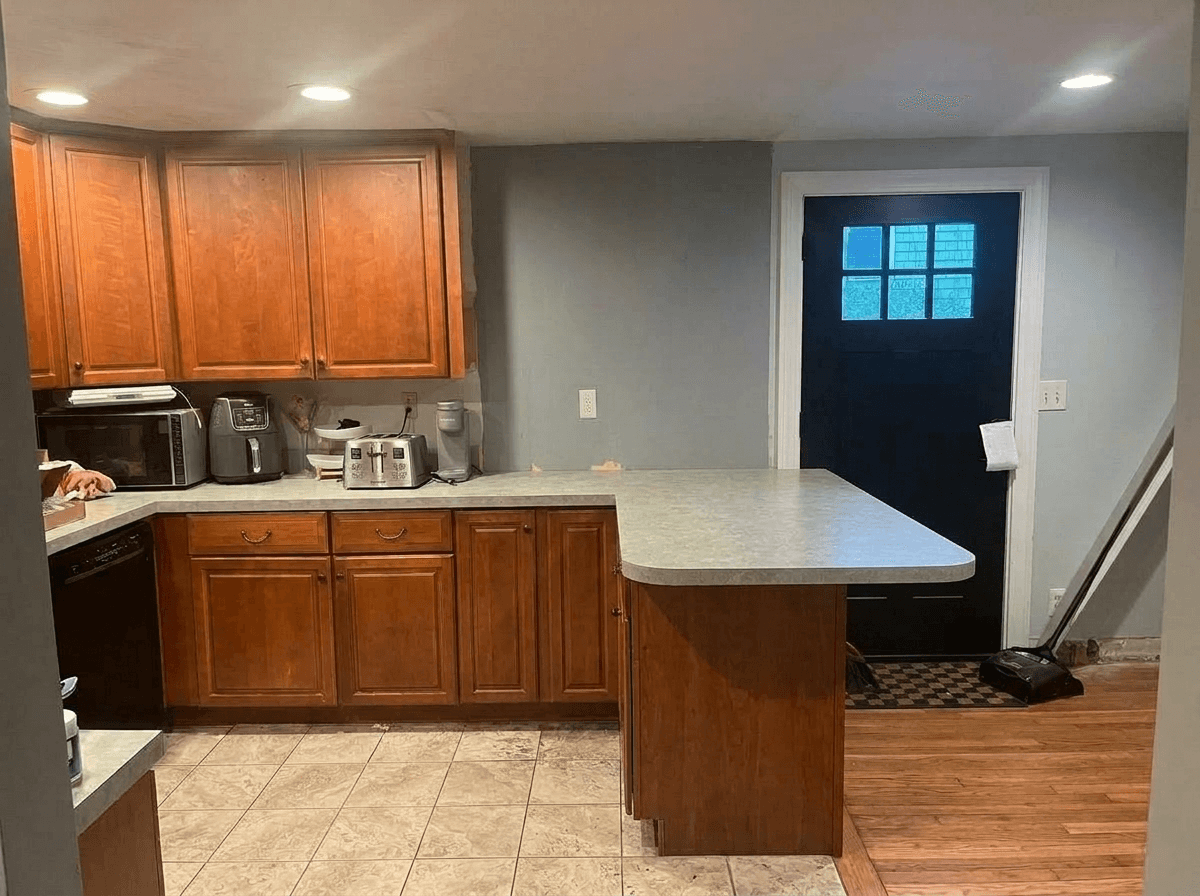Kitchen interior in no_style style — photo by GenRoom AI