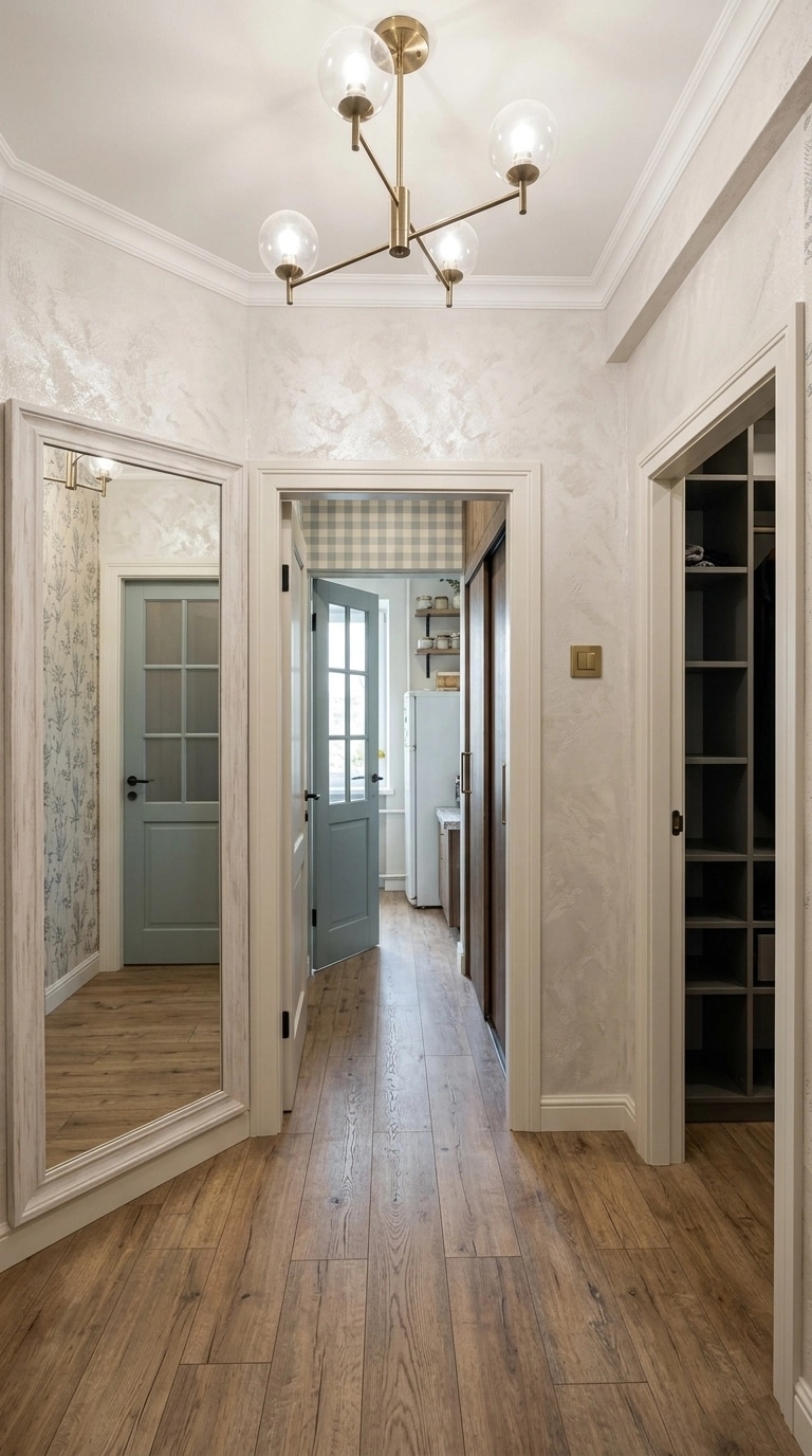 Modern Farmhouse Hallway design — interior photo by GenRoom AI