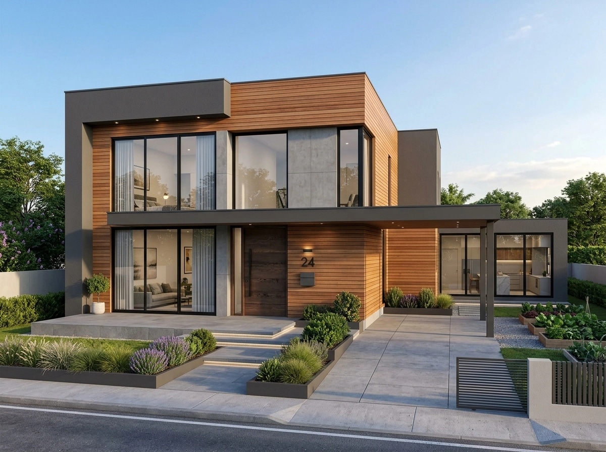 Facade design in Contemporary Facade style — Facade by GenRoom AI
