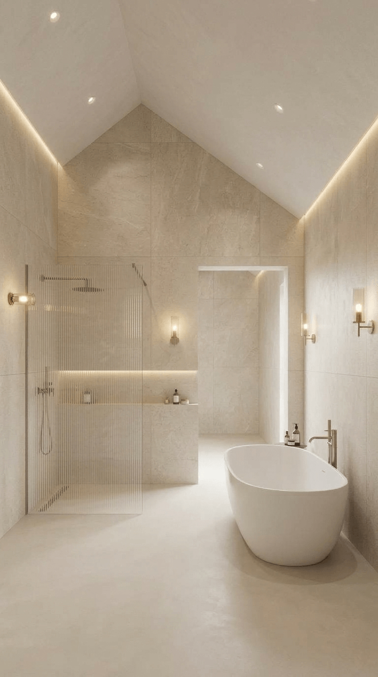 Bathroom interior in no_style style — photo by GenRoom AI