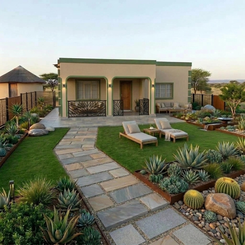Contemporary Yard Yard design — yard photo by GenRoom AI