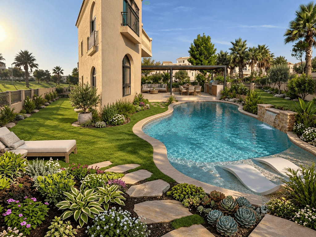 Yard design in no_style style — photo by GenRoom AI
