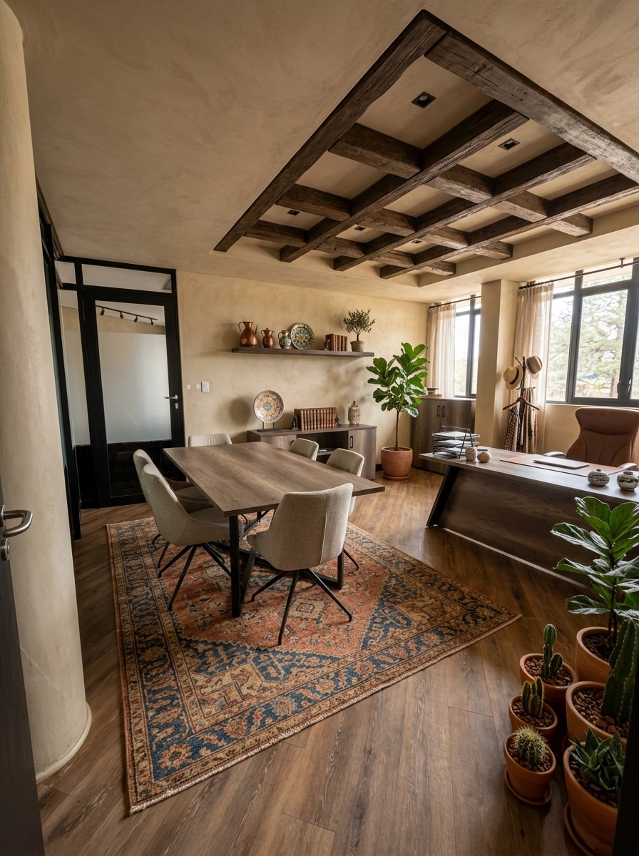 Interior design in Mediterranean style — Office by GenRoom AI