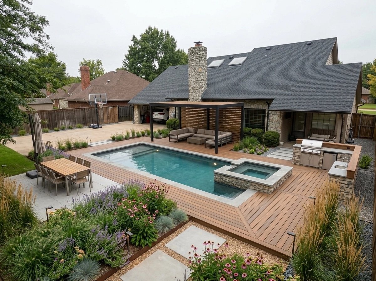 Contemporary Yard Yard design — yard photo by GenRoom AI
