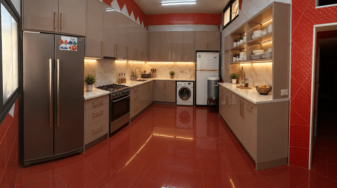 Kitchen interior in no_style style — photo by GenRoom AI