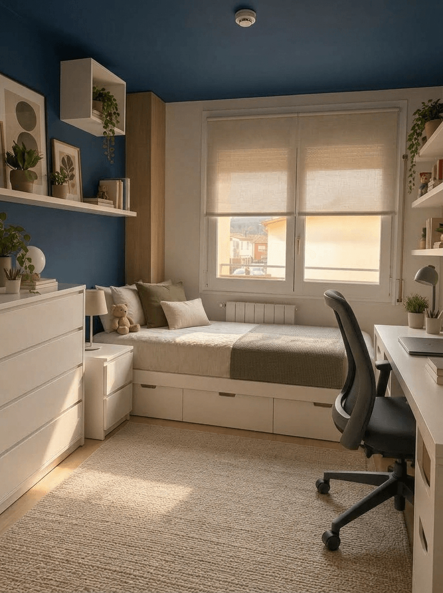 Minimalism Kids Room design — interior photo by GenRoom AI