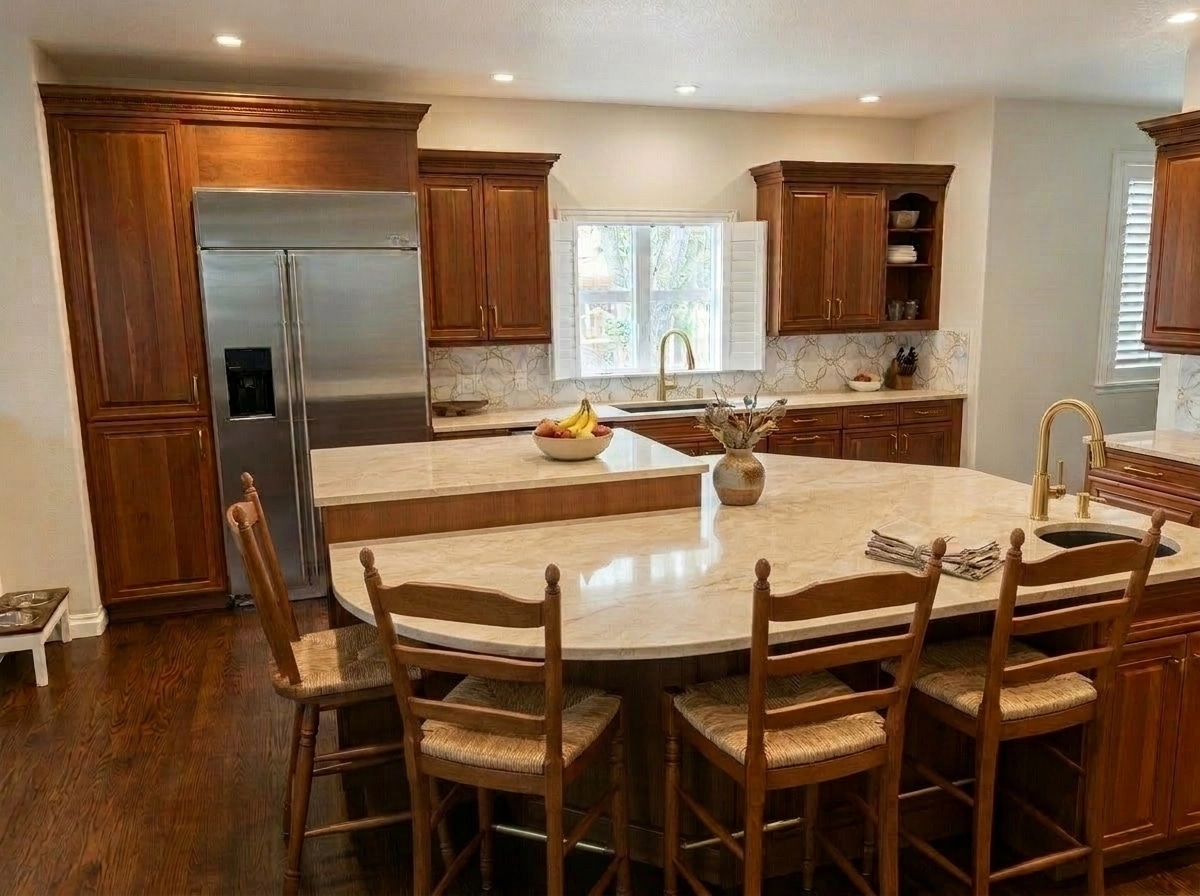 Interior design in Transitional style — Kitchen by GenRoom AI