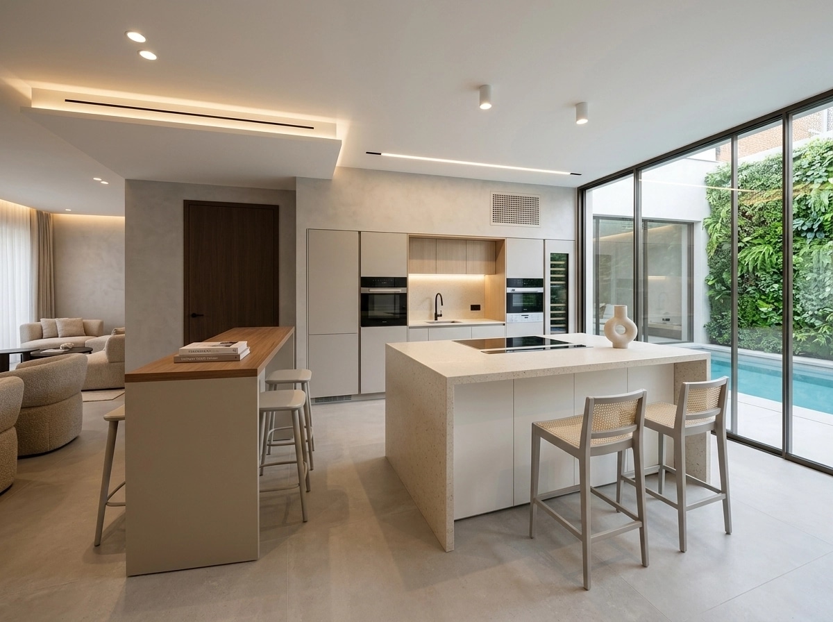 Minimalism Kitchen design — interior photo by GenRoom AI