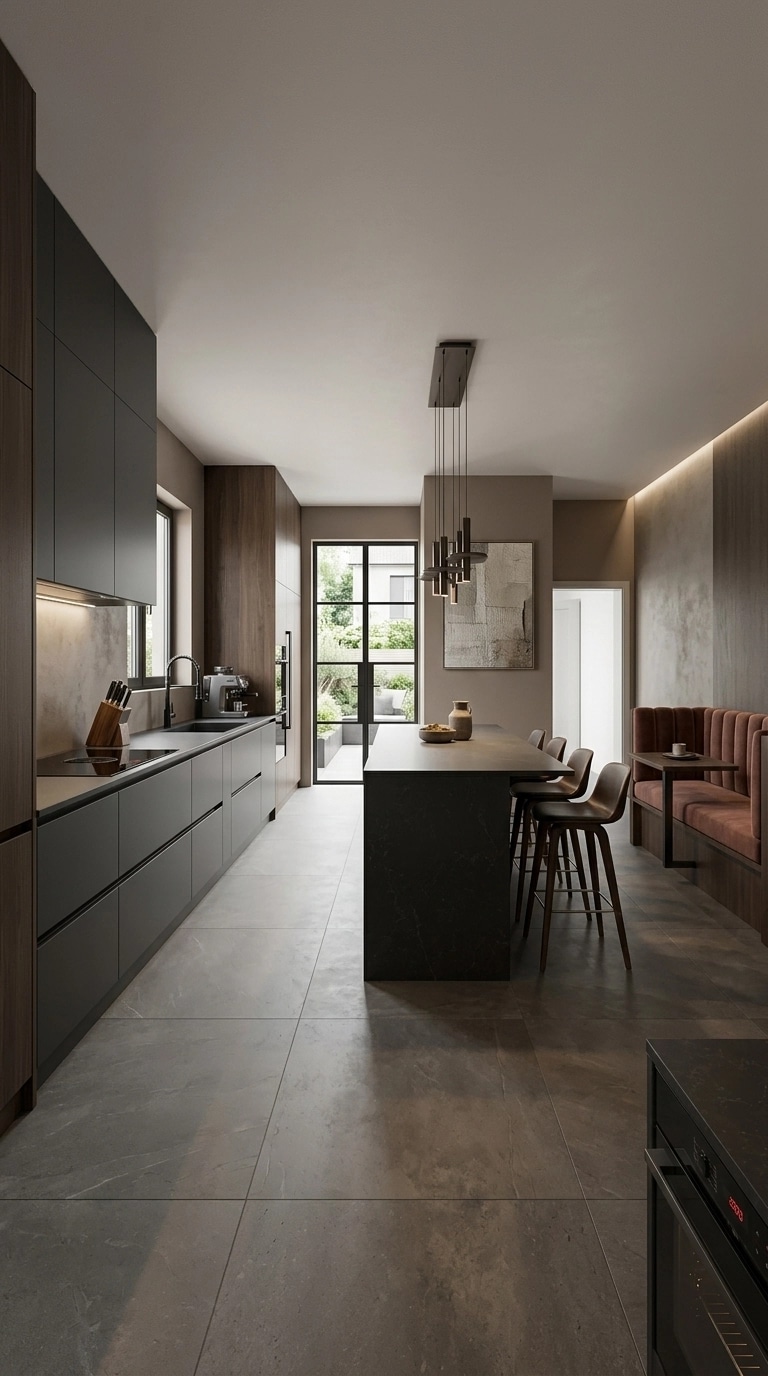 Interior design in Contemporary style — Kitchen by GenRoom AI