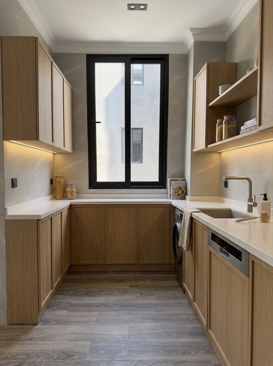 Interior design in Scandinavian style — Kitchen by GenRoom AI