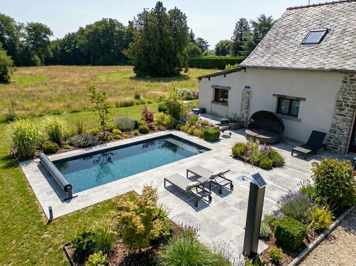 Landscape design in Contemporary Yard style — Yard by GenRoom AI