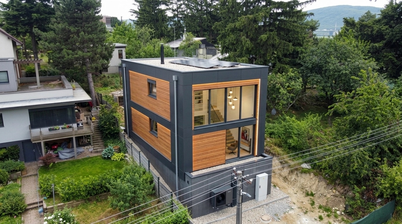 Contemporary Facade Façade design — facade photo by GenRoom AI