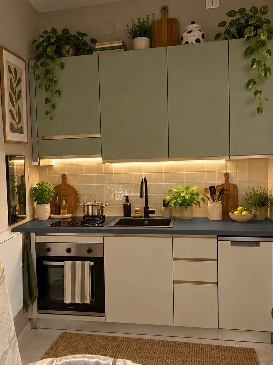 Kitchen interior in no_style style — photo by GenRoom AI