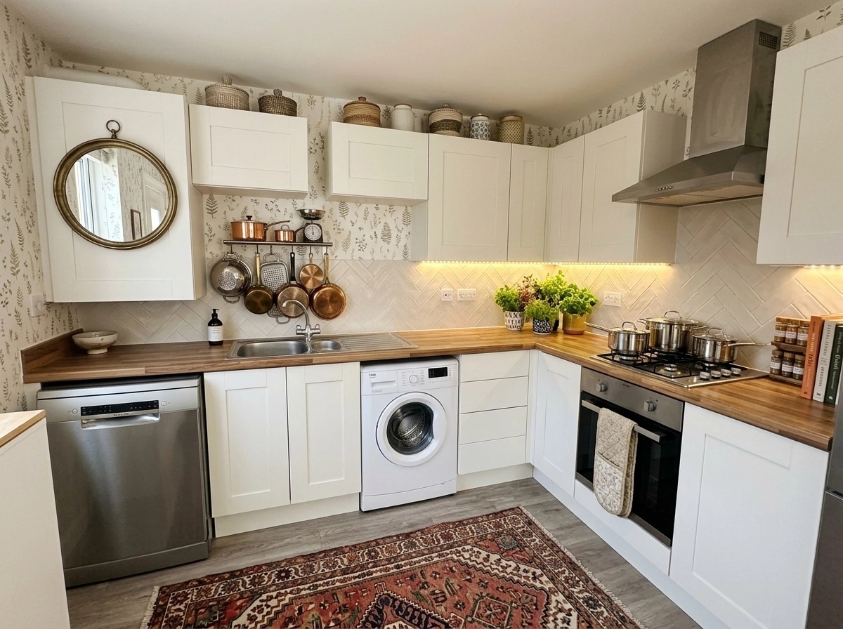 Eclectic Kitchen design — interior photo by GenRoom AI
