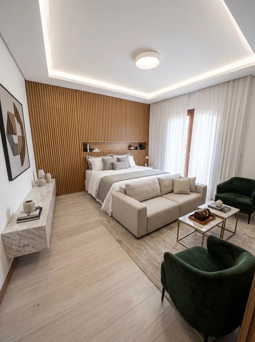 Interior design in Contemporary style — Living Room by GenRoom AI