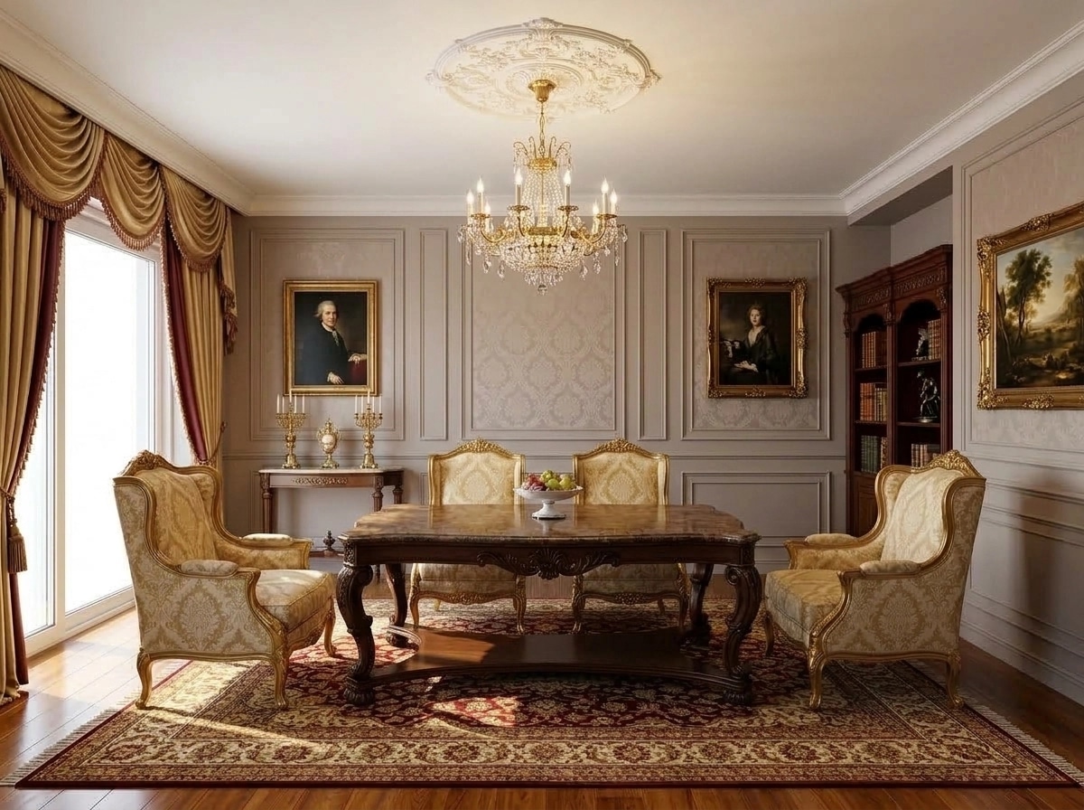 Interior design in Classic style — Living Room by GenRoom AI