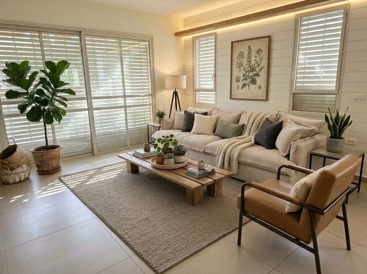 Modern Farmhouse Living Room design — interior photo by GenRoom AI