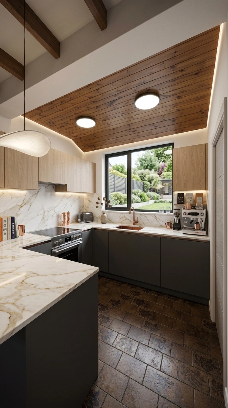 Kitchen interior in Contemporary style — photo by GenRoom AI