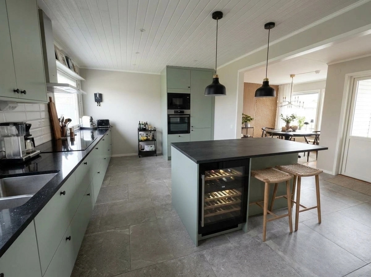Scandinavian Dapur design — interior photo by GenRoom AI