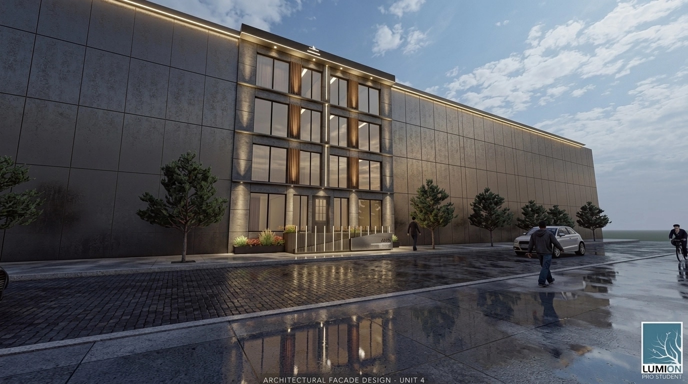 Facade design in Contemporary Facade style — Facade by GenRoom AI