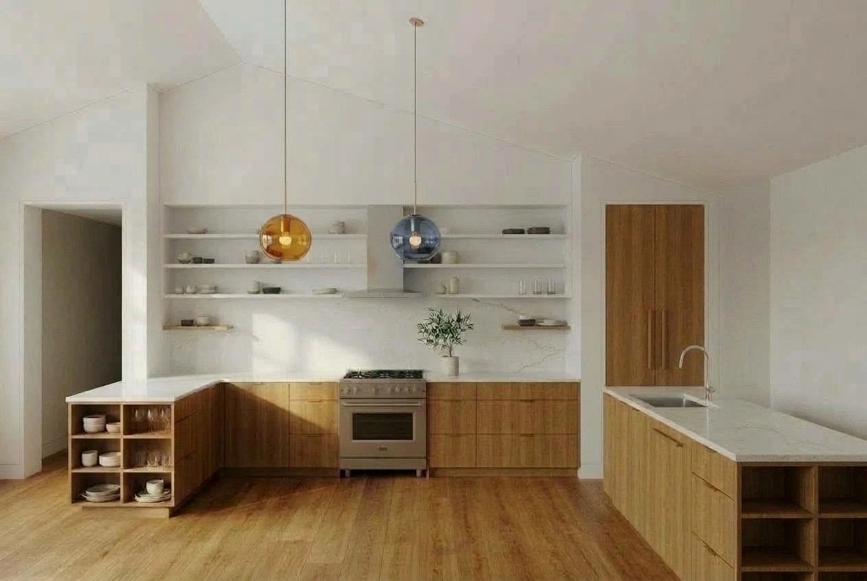 Scandinavian Κουζίνα design — interior photo by GenRoom AI
