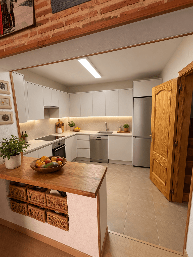 Minimalism Kitchen design — interior photo by GenRoom AI
