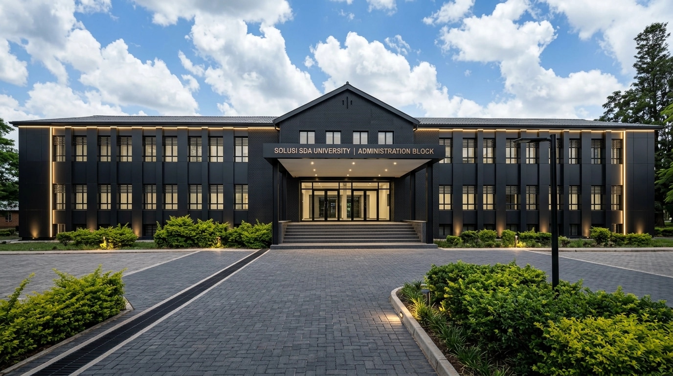 Facade design in Blacktec Facade style — Facade by GenRoom AI