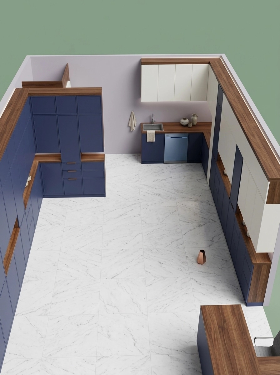 Minimalism Kitchen design — interior photo by GenRoom AI